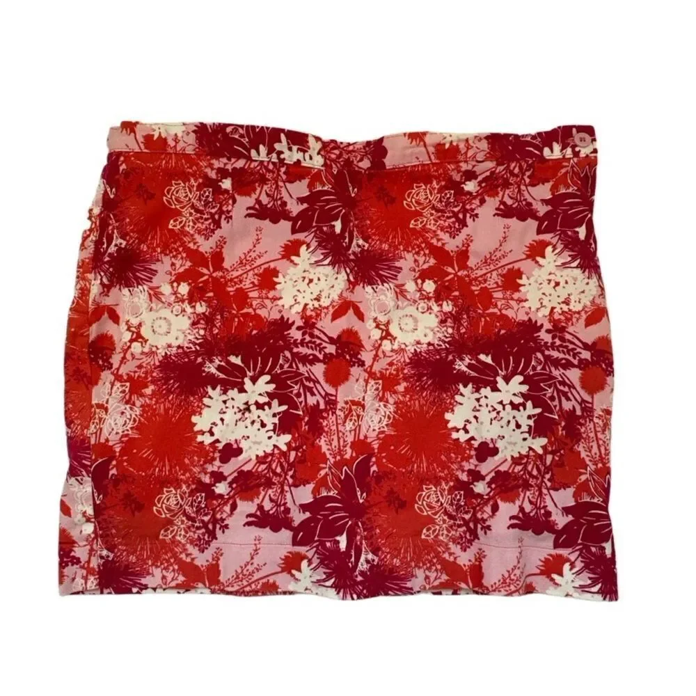 AW Golf by Allyson Whitmore Floral Cotton Skort Golf Athletic SZ 16P